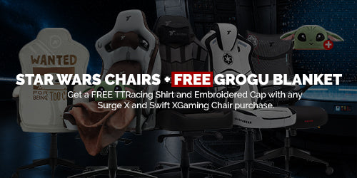 Star Wars Chair + FREE Grogu Blanket