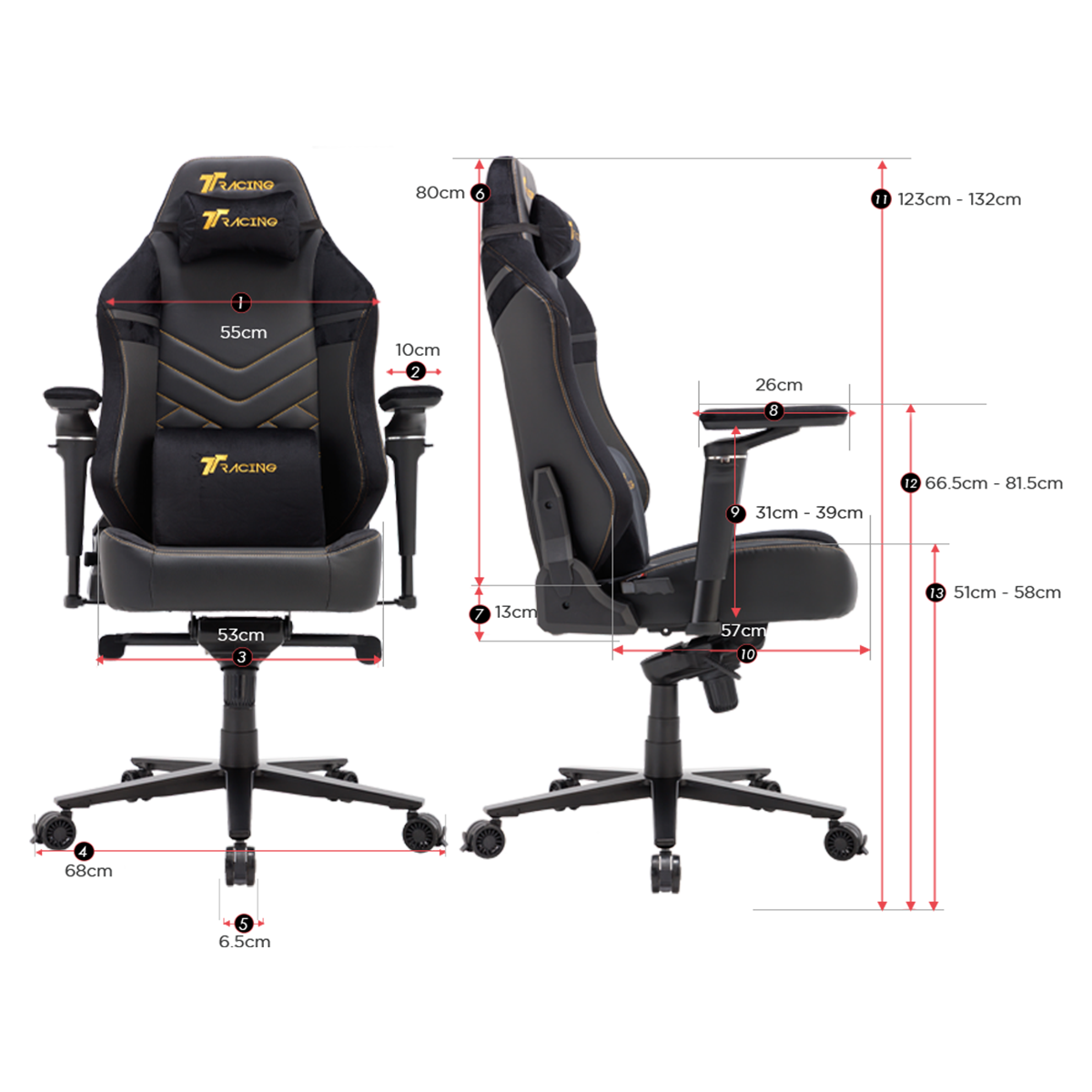 TTRacing Maxx Gaming Chair - Gojo Edition