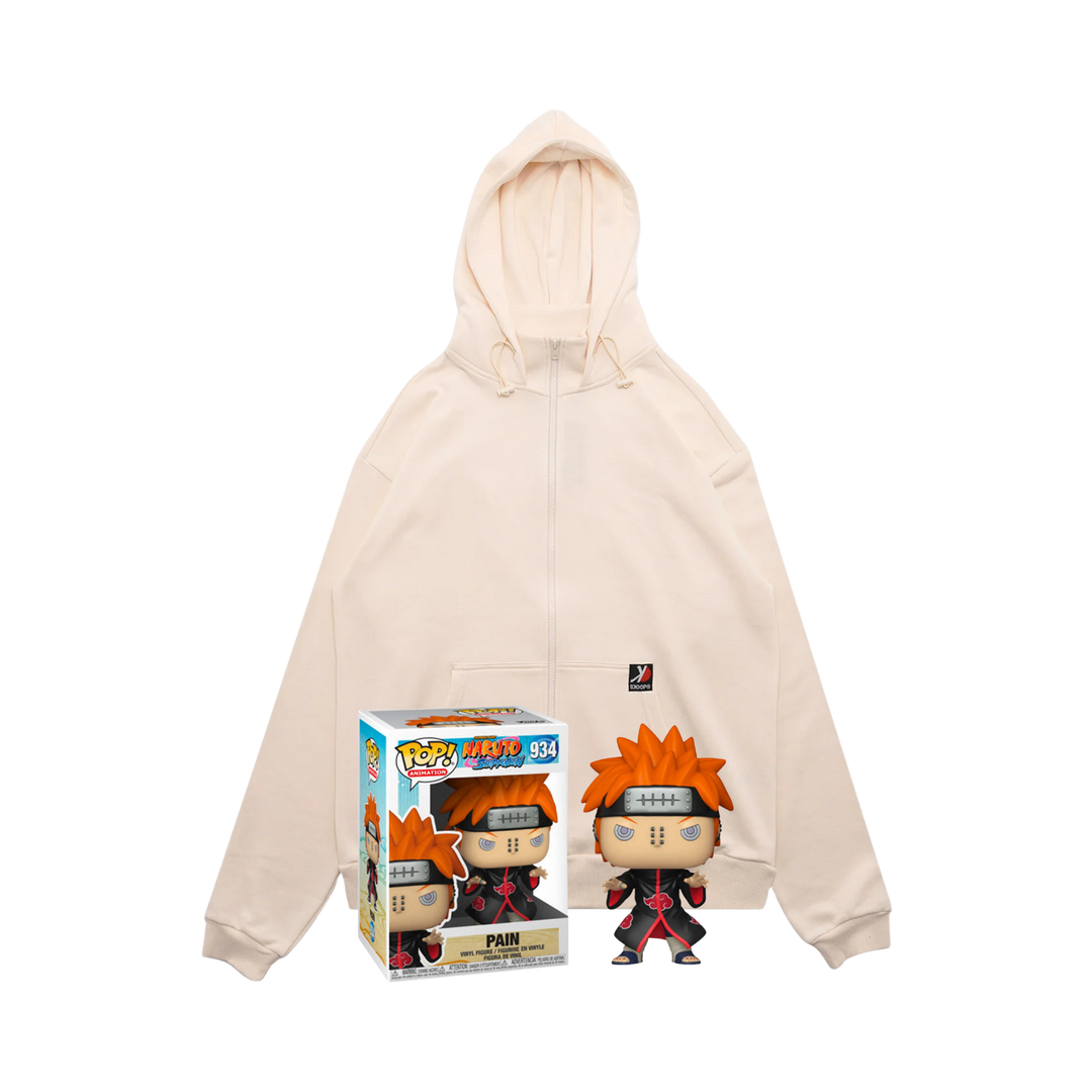 SKOOP OVERSIZED ZIP HOODIE & Funko Pop! Pain