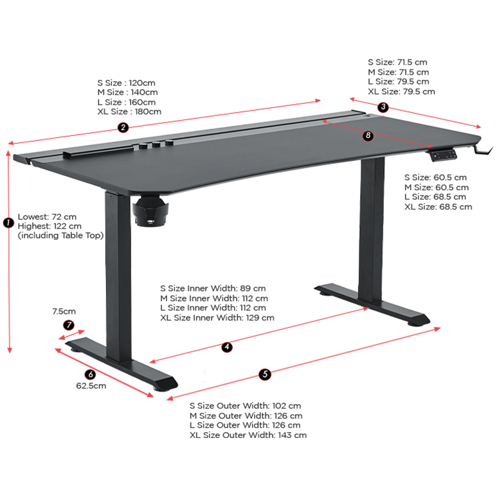 Tivon Smart Standing Desk