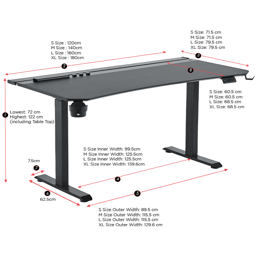 Tivon Smart Standing Desk