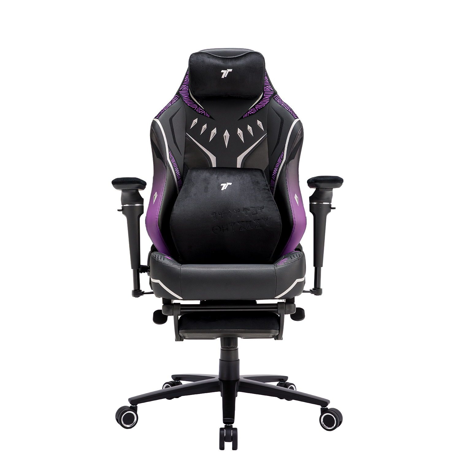 TTRacing Maxx Pro Gaming Chair - Black Panther Edition 360 degree view - Image 1