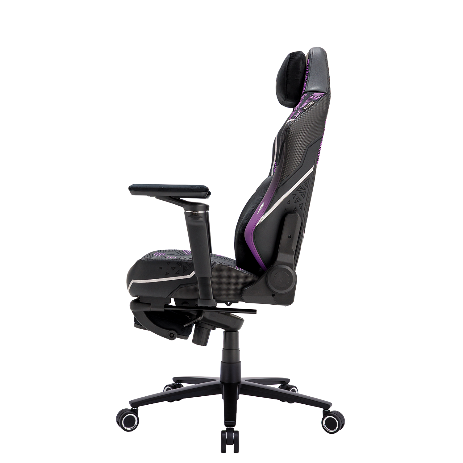 TTRacing Maxx Pro Gaming Chair - Black Panther Edition 360 degree view - Image 8
