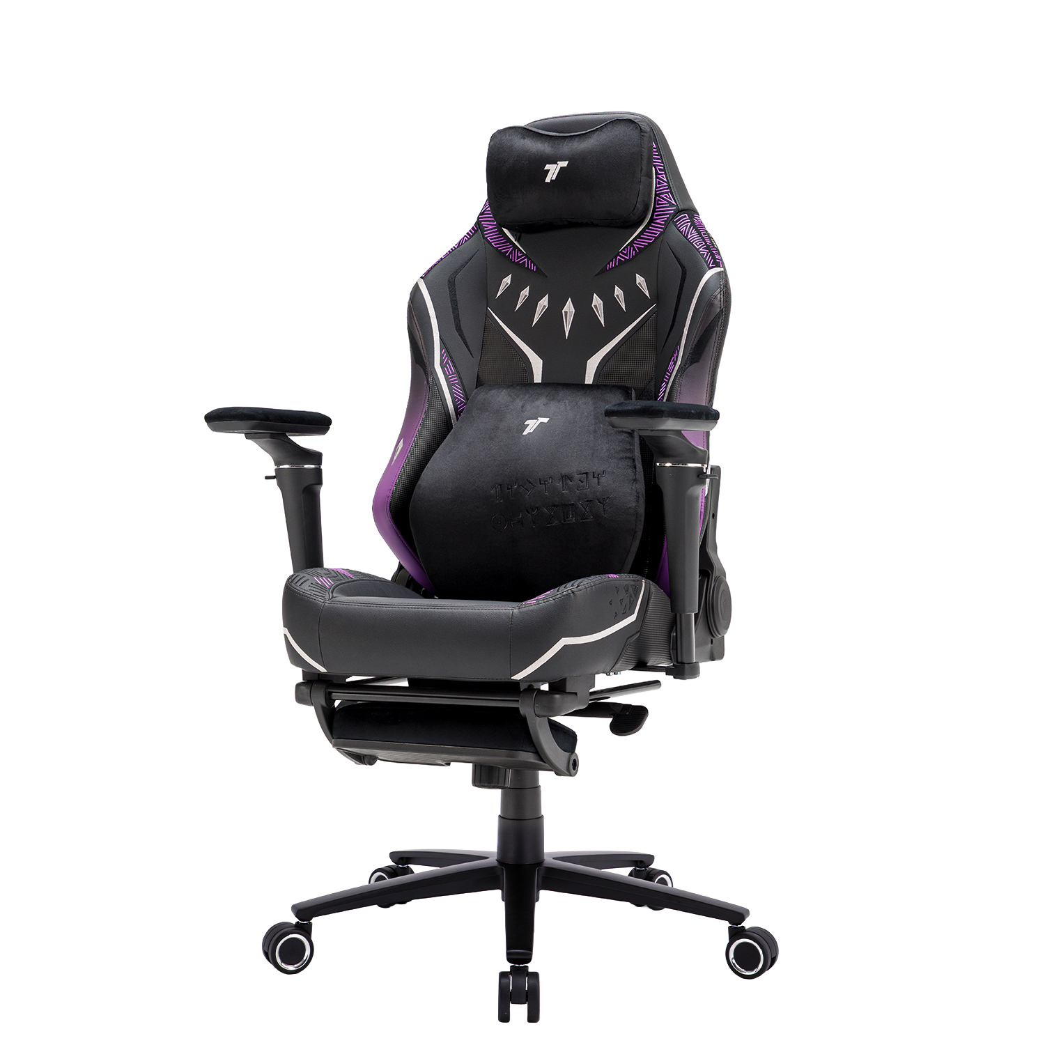 TTRacing Maxx Pro Gaming Chair - Black Panther Edition 360 degree view - Image 9