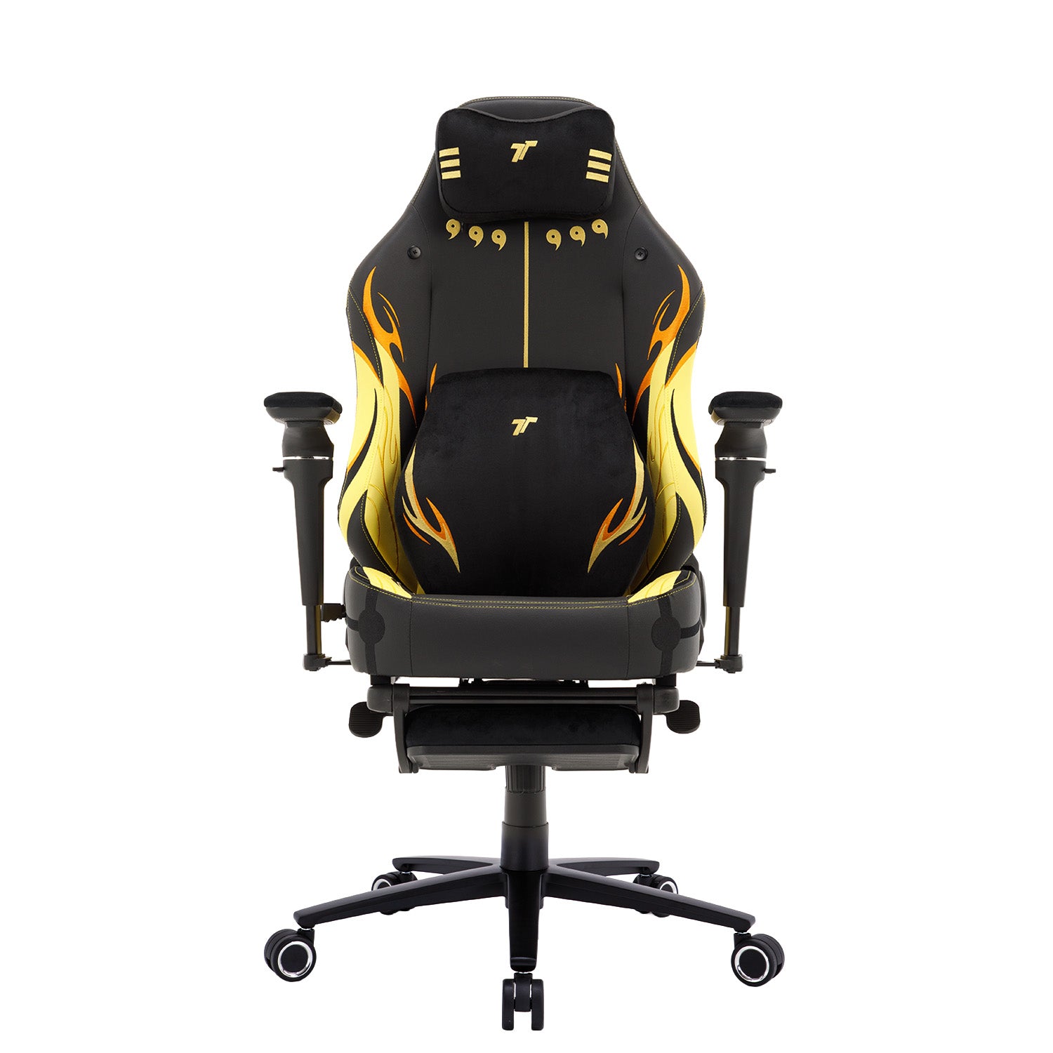 TTRacing Maxx Pro Gaming Chair - Naruto Kurama Link Mode Edition 360 degree view - Image 1