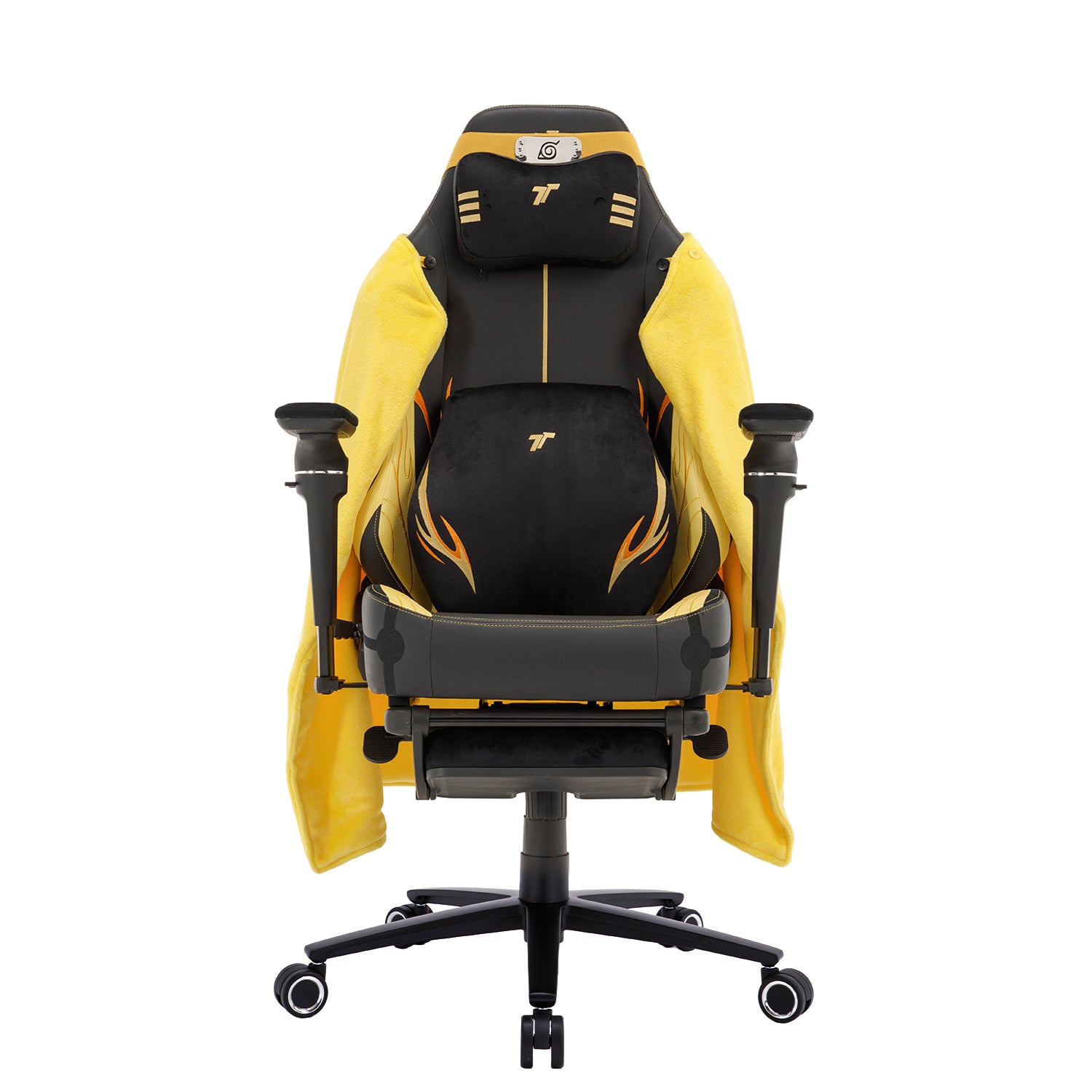 TTRacing Maxx Pro Gaming Chair - Naruto Kurama Link Mode Edition 360 degree view - Image 10