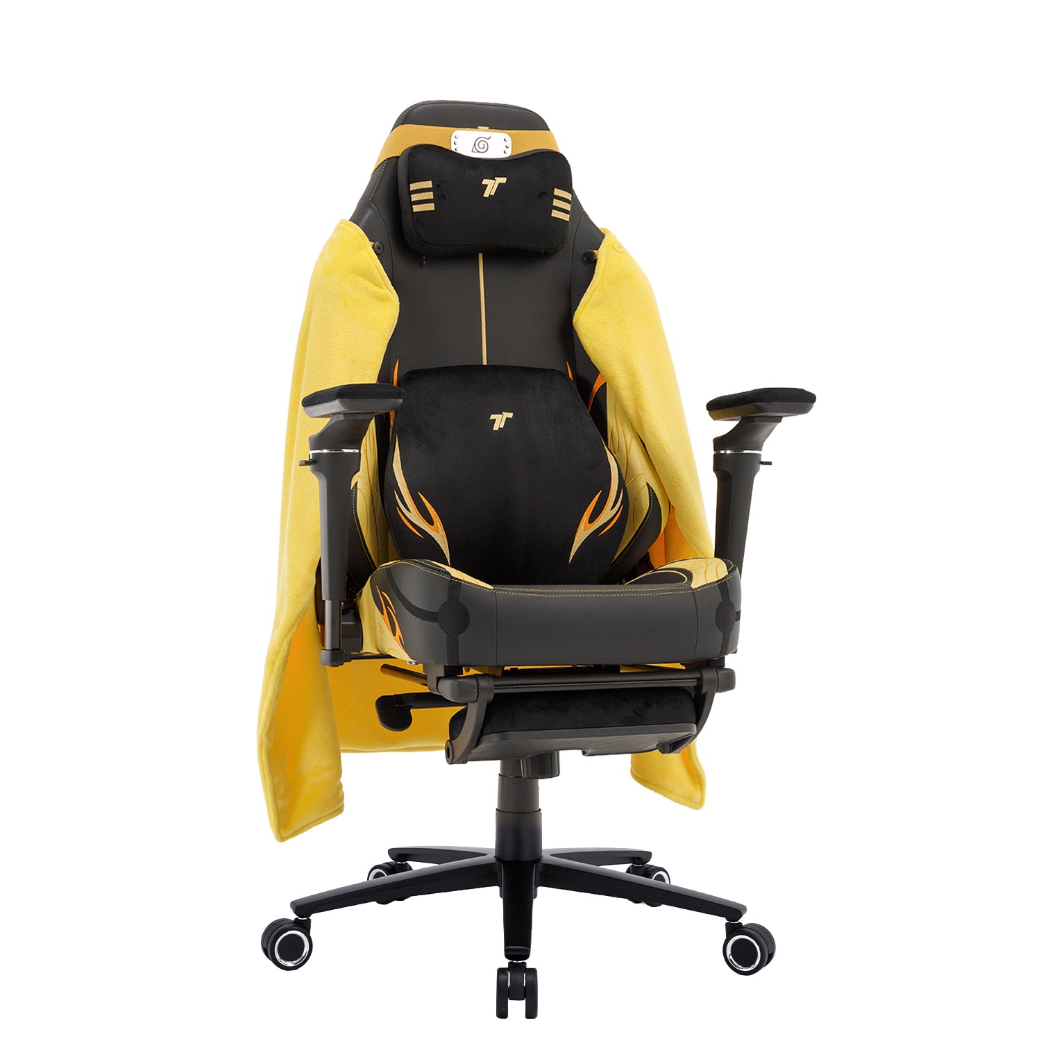 TTRacing Maxx Pro Gaming Chair - Naruto Kurama Link Mode Edition 360 degree view - Image 11