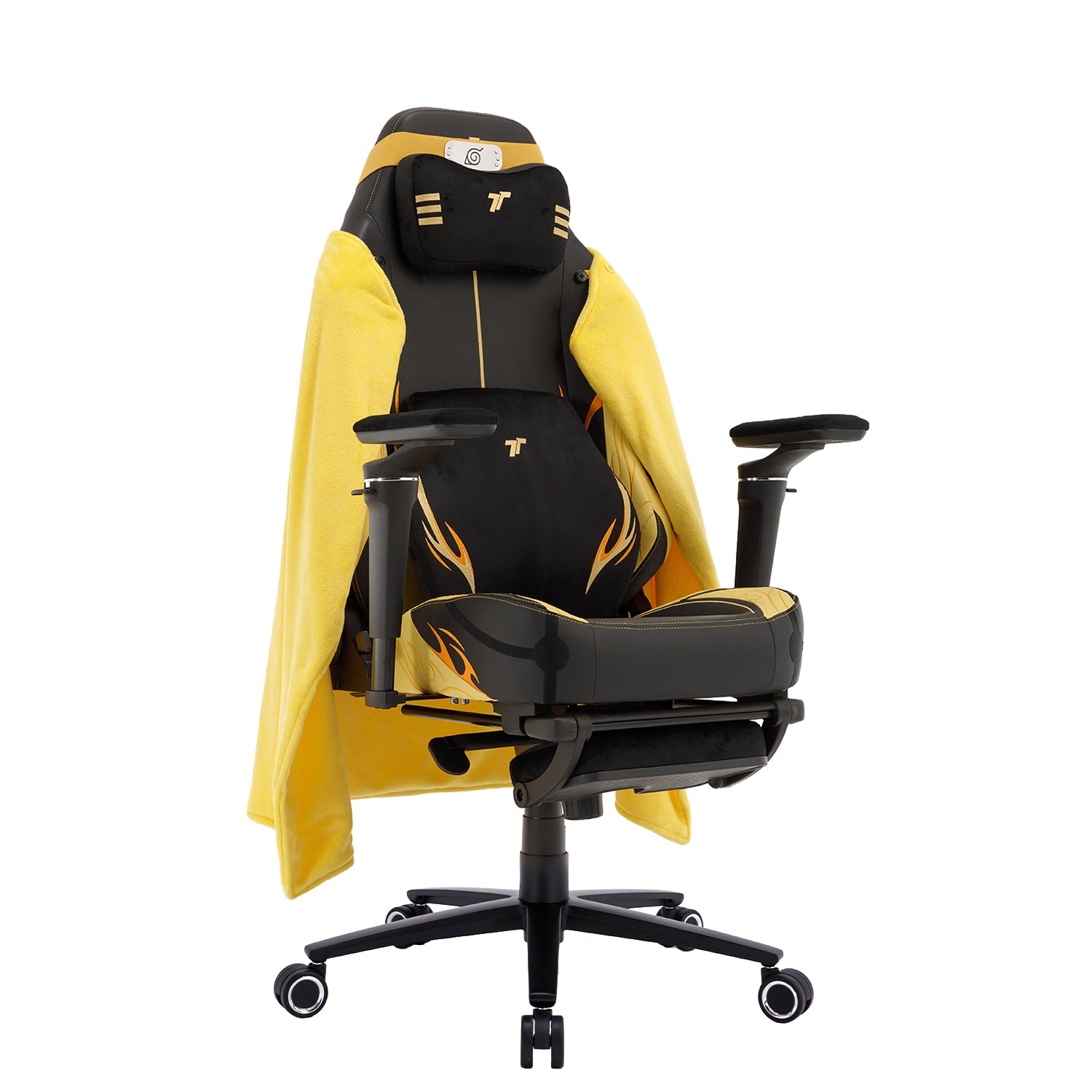 TTRacing Maxx Pro Gaming Chair - Naruto Kurama Link Mode Edition 360 degree view - Image 12
