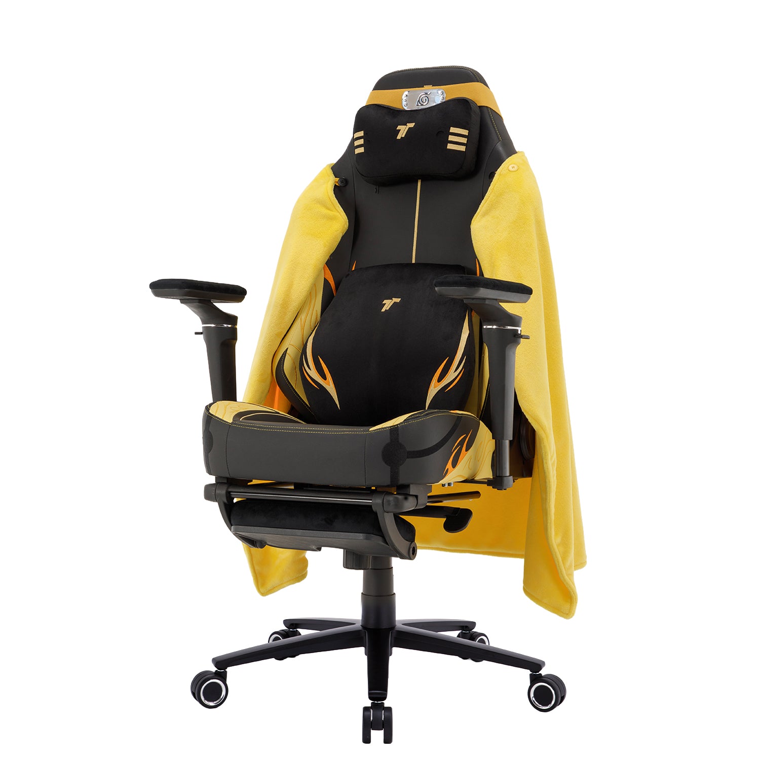 TTRacing Maxx Pro Gaming Chair - Naruto Kurama Link Mode Edition 360 degree view - Image 18
