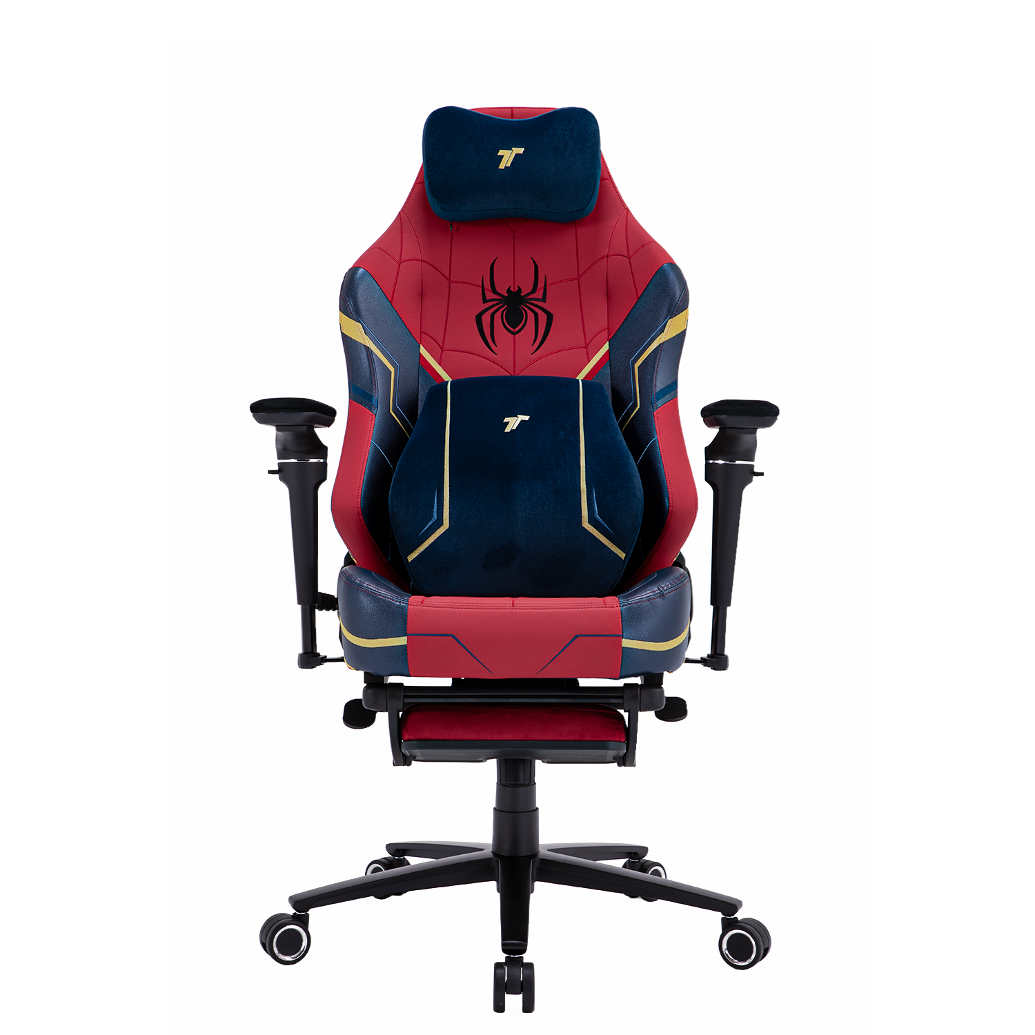 TTRacing Maxx Pro Gaming Chair - Spider-Man Edition 360 degree view - Image 1