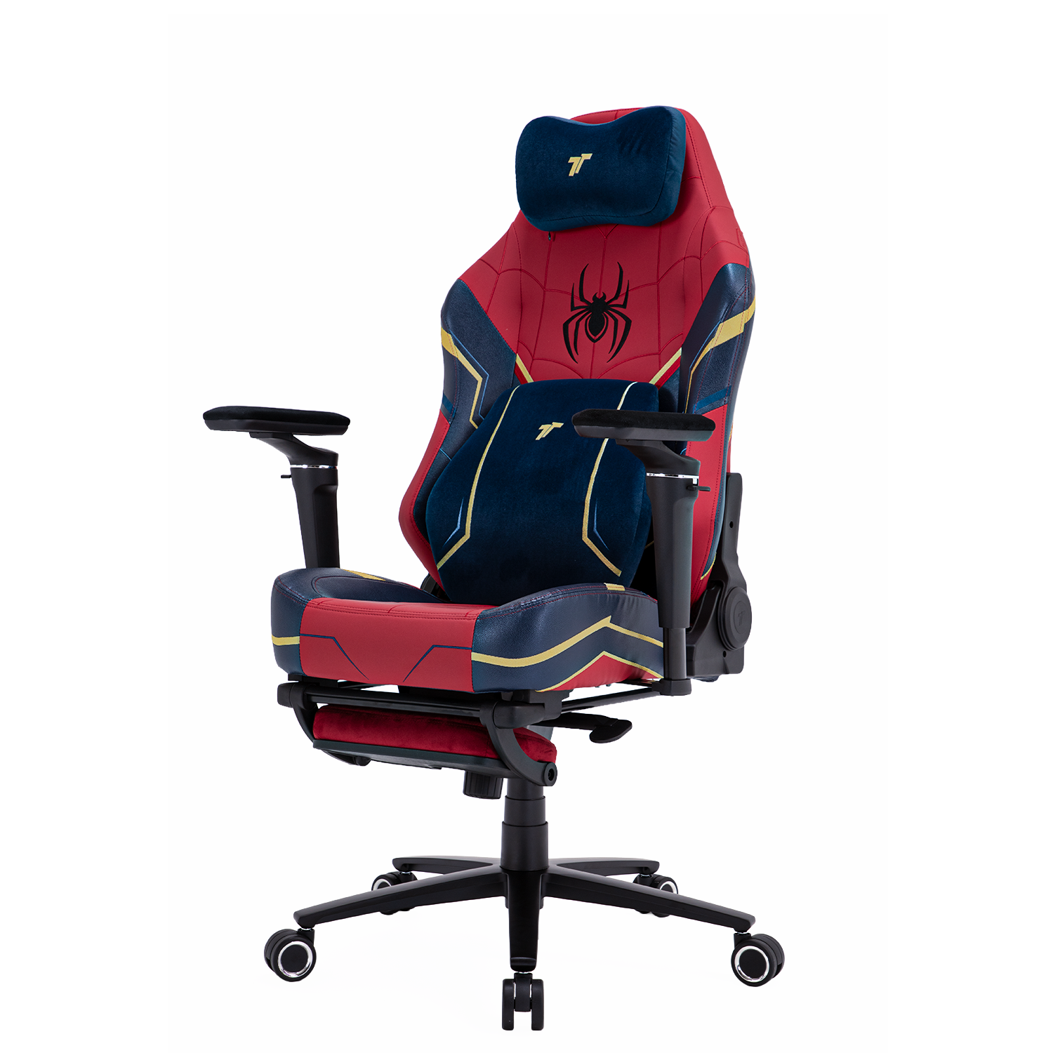 TTRacing Maxx Pro Gaming Chair - Spider-Man Edition 360 degree view - Image 9