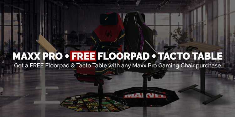 Maxx Pro Spider-Man/Black Panther + FREE Portable Desk + Floorpad